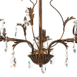 Lysekrone Teresa med krystaller, 3 lyskilder^ONLI Outlet