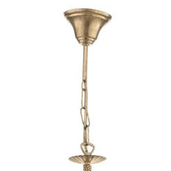 Lysekrone Tori 3, 3 lyskilder, guld^EMIBIG LIGHTING Outlet