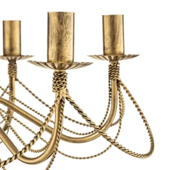 EMIBIG LIGHTING Lysekrone Tori 6, 6 lyskilder, guld