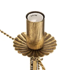 EMIBIG LIGHTING Lysekrone Tori 6, 6 lyskilder, guld