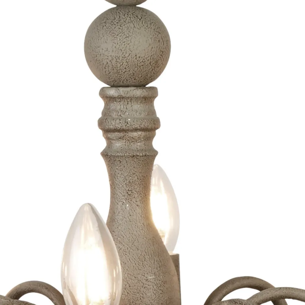 Searchlight Lysekronen Greythorne, 8 lyskilder