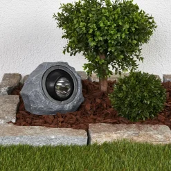 Lindby Lysende solcellesten Lior med LED