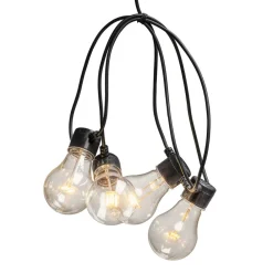 Konstsmide Christmas Lyskæde Biergarten 20 lyskilder pære klar rav