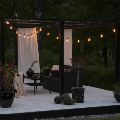 Konstsmide Christmas Lyskæde Biergarten 20 lyskilder pære klar rav