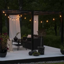 Konstsmide Christmas Lyskæde Biergarten 20 lyskilder pære klar rav