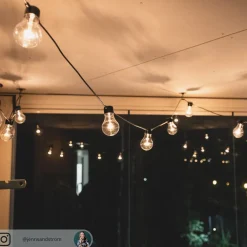 Konstsmide Christmas Lyskæde Biergarten 20 lyskilder pære klar rav