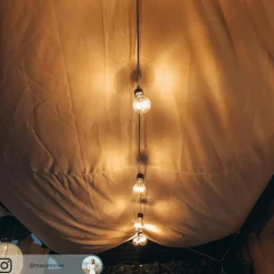 Konstsmide Christmas Lyskæde Biergarten 20 lyskilder pære klar rav