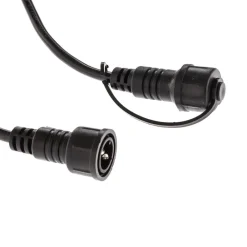 Lyskæde Girlanda IP44 sort 15 m uden pærer^Eko-Light