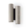 LZF LAMPS Bæredygtige Lamper>LZF Black Note Duplet væglampe, sort/ grå