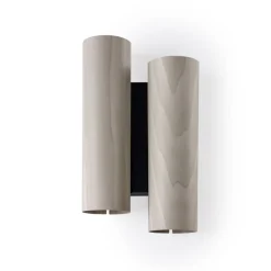 LZF LAMPS Bæredygtige Lamper>LZF Black Note Duplet væglampe, sort/ grå