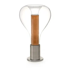 LZF Eris LED-bordlampe glas aluminium/kirsebær^LZF LAMPS Online
