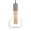 LZF LAMPS Bæredygtige Lamper>LZF Eris LED-pendellampe, glas, aluminium/bøg