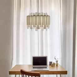 LZF LAMPS Bæredygtige Lamper>LZF Maruja pendellampe i træ, elfenben