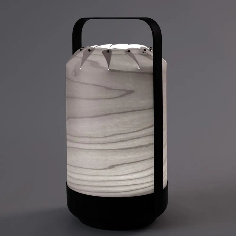 LZF Mini Chou LED-bordlampe, batteri, grå^LZF LAMPS Online