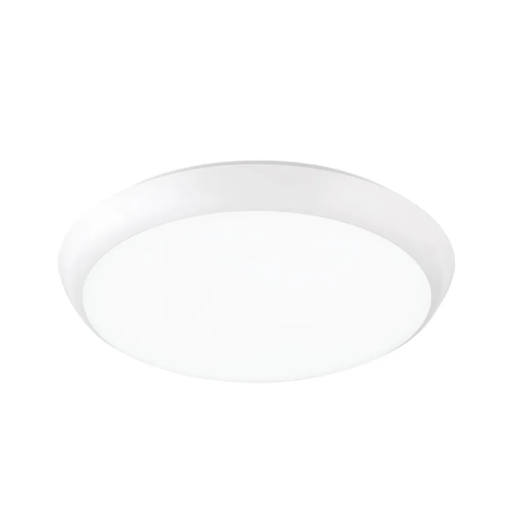 ORION Loftlamper>Maggy LED-loftlampe, Ø 25 cm, hvid, CCT, IP65, dekorative ringe