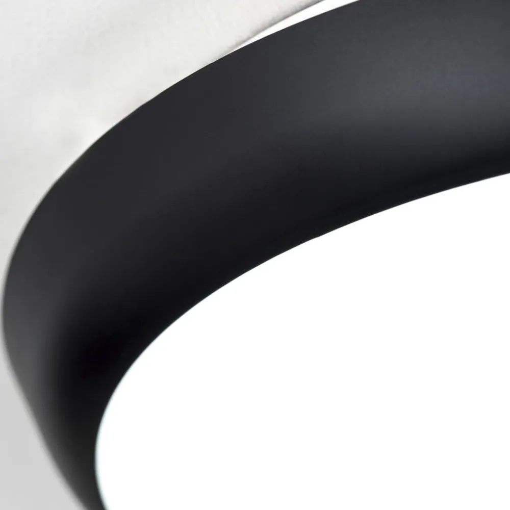 ORION Loftlamper>Maggy LED-loftlampe, Ø 25 cm, hvid, CCT, IP65, dekorative ringe