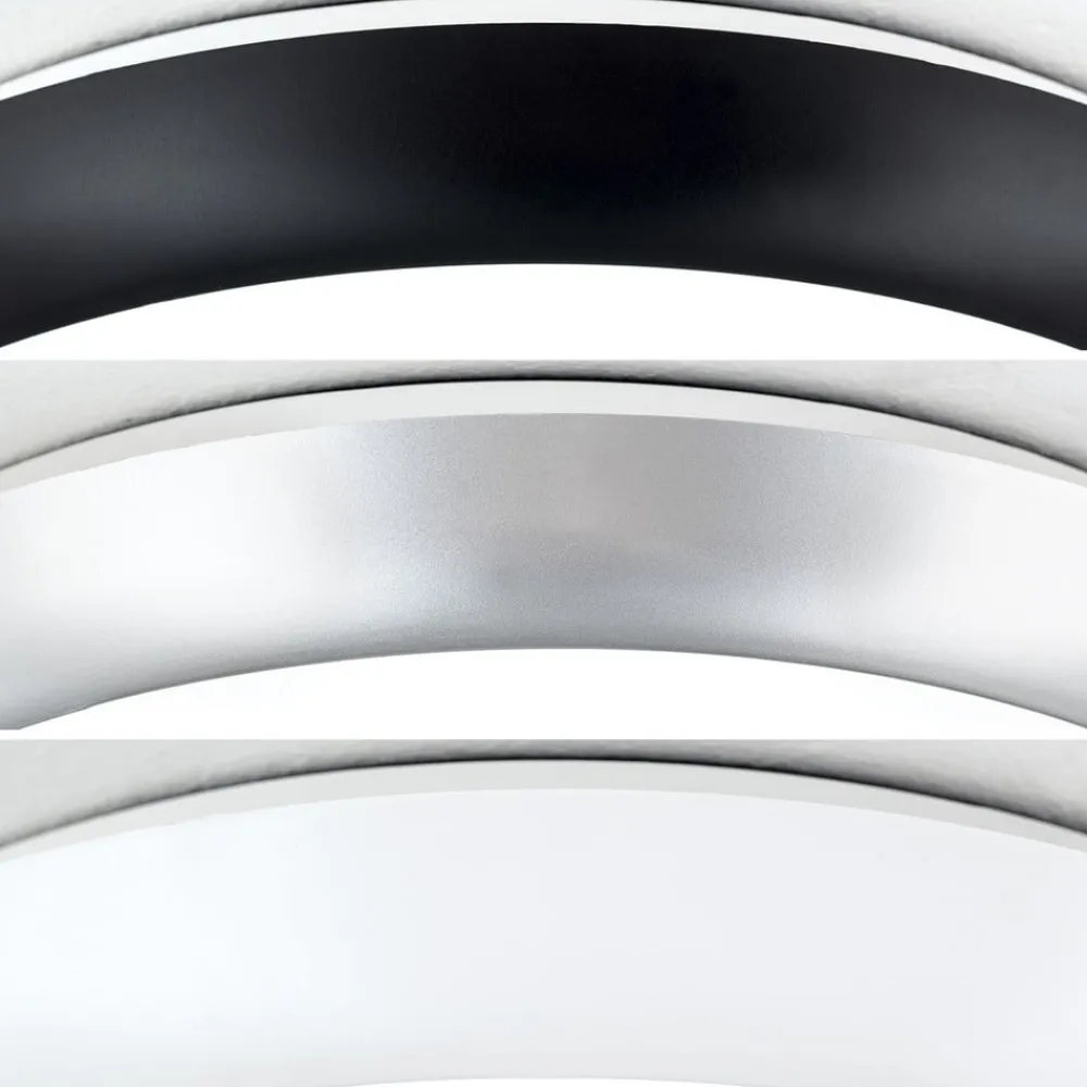 ORION Loftlamper>Maggy LED-loftlampe, Ø 25 cm, hvid, CCT, IP65, dekorative ringe