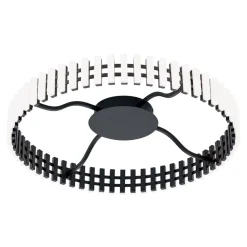 Mansion LED-loftslampe, sort og hvid Ø 63 cm^ORION Online