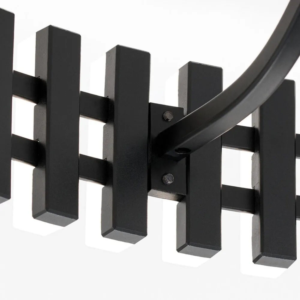 Mansion LED-loftslampe, sort og hvid Ø 63 cm^ORION Online