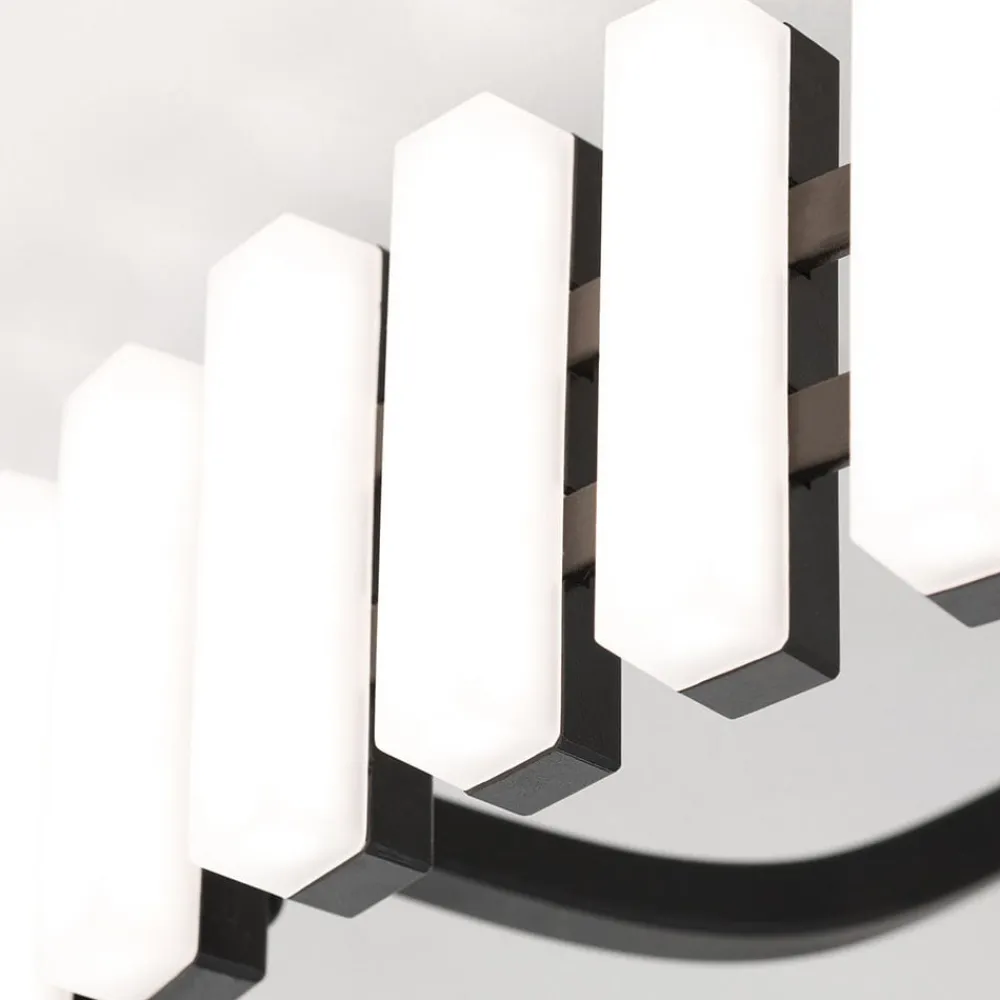 Mansion LED-loftslampe, sort og hvid Ø 63 cm^ORION Online