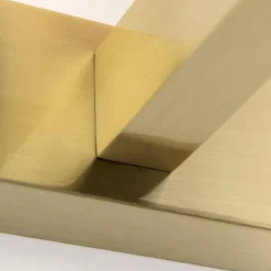 Mara væglampe, messingfarvet, glas, 17,5 cm høj, G9, IP44^ORION Clearance