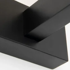 Mara væglampe, sort, glas, 17,5 cm høj, G9, IP44^ORION Sale