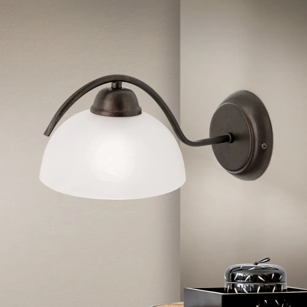 ORION Marco væglampe med alabasterglas