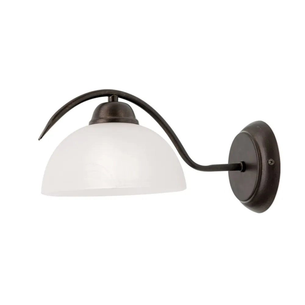 ORION Marco væglampe med alabasterglas