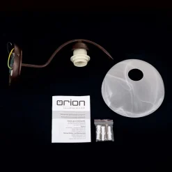 ORION Marco væglampe med alabasterglas