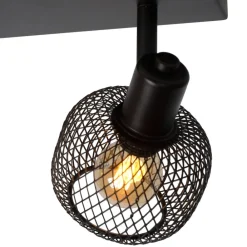 Lucide Maren loftspot, 2 lyskilder, sort