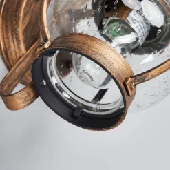 ORION Margerite udendørs væglampe med blæst glas