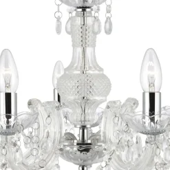 Marie Therese lysekrone, klar, 5 lyskilder^Searchlight Online