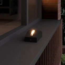 Marka LED-udendørslampe, mørkegrå aluminium^Lucande Sale