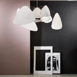 hængelampe Screen XL, 60 cm, hvid, papir^MARKET SET Sale