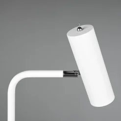 Trio Lighting Marley gulvlampe, hvid, højde 151 cm, metal