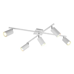 Trio Lighting Marley loftspot mat hvid 5 lyskilder
