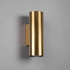 Trio Lighting Gang|Pendellamper>Marley væglampe, antik messing, Up & Down