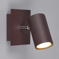 Marley vægspot i rustfarvet metal^Trio Lighting Discount