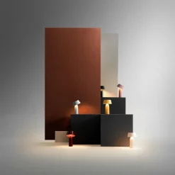 Bicoca LED-bordlampe, batteri, perlehvid^MARSET Hot