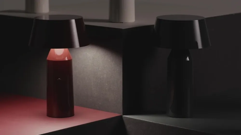 Bicoca LED-bordlampe, batteri, perlehvid^MARSET Hot