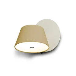 MARSET Væglamper>Tam Tam væglampe 1 lyskilde mat hvid/sand