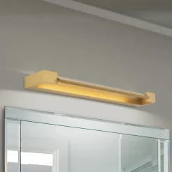 ORION Marylin væglampe til badeværelset, længde 60 cm, guld, aluminium