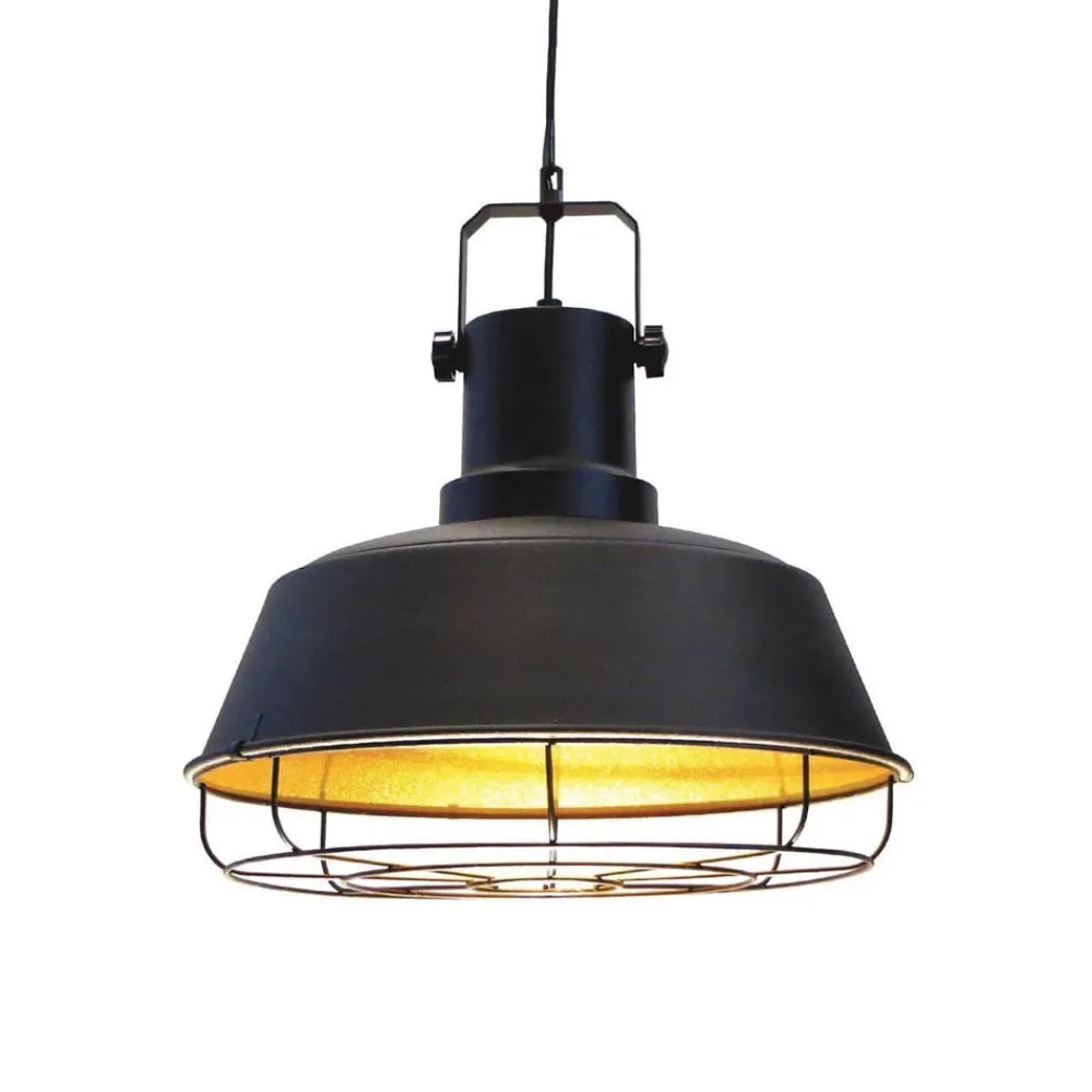 ROYALTECH Pendellamper>Mason hængelampe, sort, Ø 41 cm, metal, E27