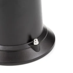 LCD Mason pulverlakeret gadelampe, sort