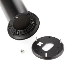 LCD Mason pulverlakeret gadelampe, sort