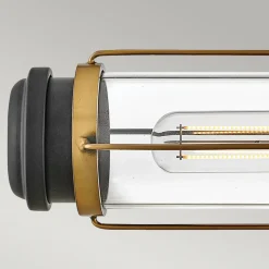 HINKLEY Masthead væglampe til badeværelset, messing, 2 lyskilder, højde 61 cm