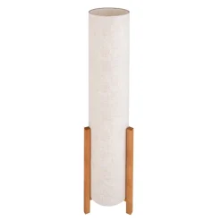 Matilda gulvlampe med stofskærm i hør-look^Näve Hot