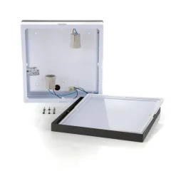 Brilliant Matteo udendørs loftlampe, 2 x E27, IP44, antracit