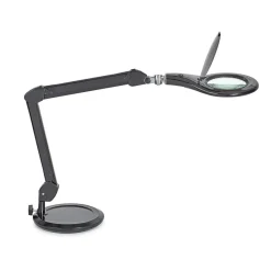Maul Arbejdsrum/Kontor>makro LED arbejdslampe, sort, 46 cm, stativ