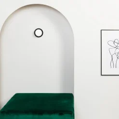 May LED-væglampe, IP44, sort^FARO BARCELONA Clearance